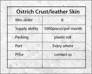 wholesale ostrich leather